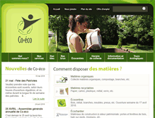 Tablet Screenshot of co-eco.org